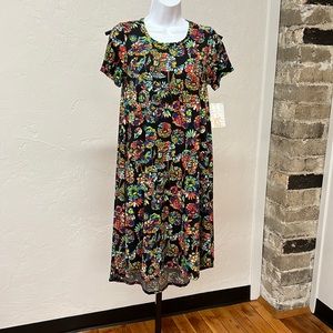 3/$20 NWT LuLaRoe Carly Multicolored Floral Print Dress size XS